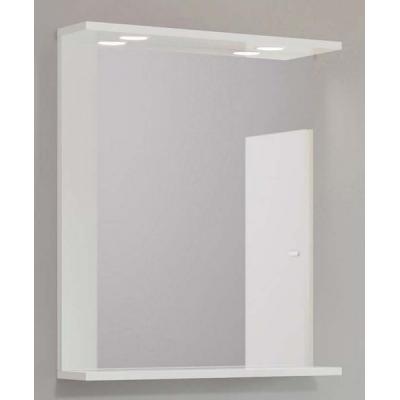 SMART-65- ΚΑΘΡΕΠΤΗΣ ME ETAΖΕΡΑ+Ι ΦΩS LED GLOSSY WHITE