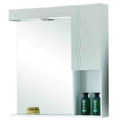 ELSA - ΚΑΘΡΕΠΤΗΣ ΕΠΙΠΛΟΥ PVC 79x12x80h ΜΕ ΦΩΣ - ΛΕΥΚΟΣ_