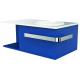 HUIDA UP - ΠΑΓΚΟΣ MDF ΣΧΕΤΟΣ 80*46*30 - BLUE ΜΕ ΠΕΤΣ/ΚΗ_